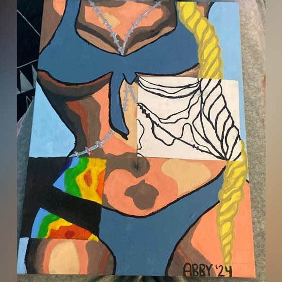 Other - Trippy Women Painting